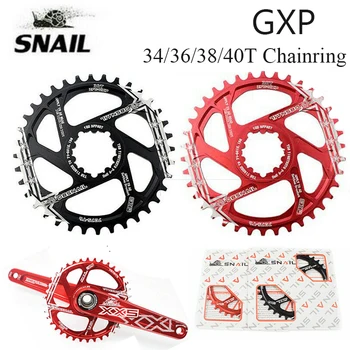 

SNAIL GXP mountain bike Chainring MTB Bike Chain Ring 34T 36T 38T 40T Narrow wide Crankset Fit GXP XX1 X9 XO X01