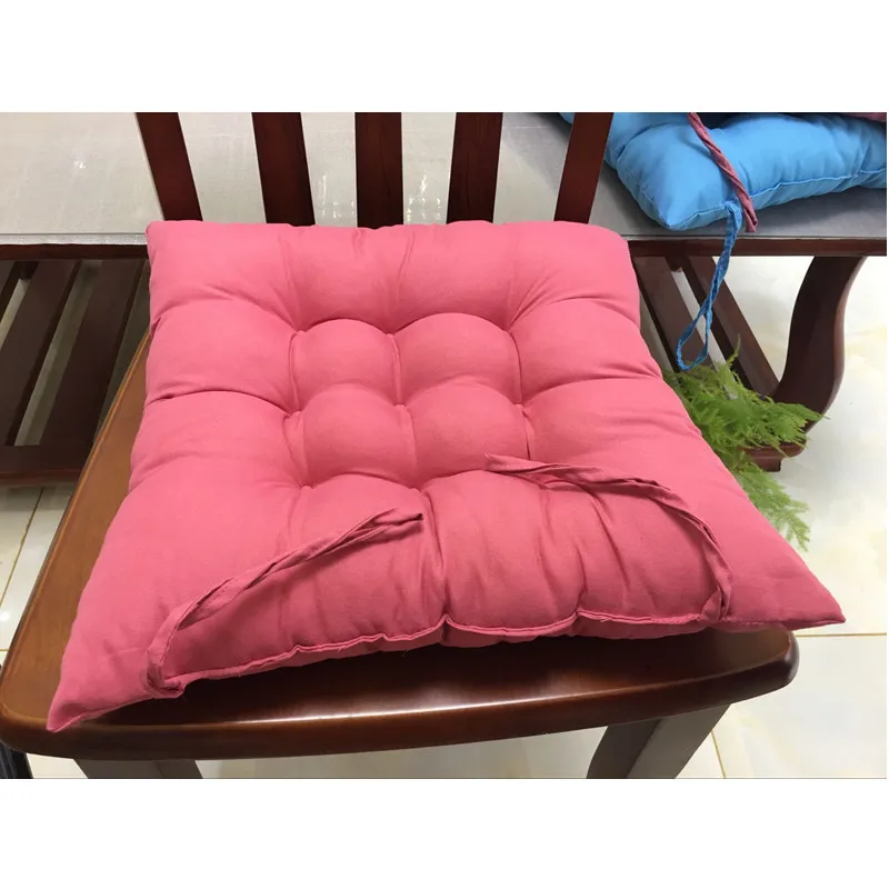 Красивые яркие цвета подушки для сиденья Coussin Dot Подушки домашний декор новые дешевые уличные подушки офисные подушки для дивана - Цвет: Red bean color