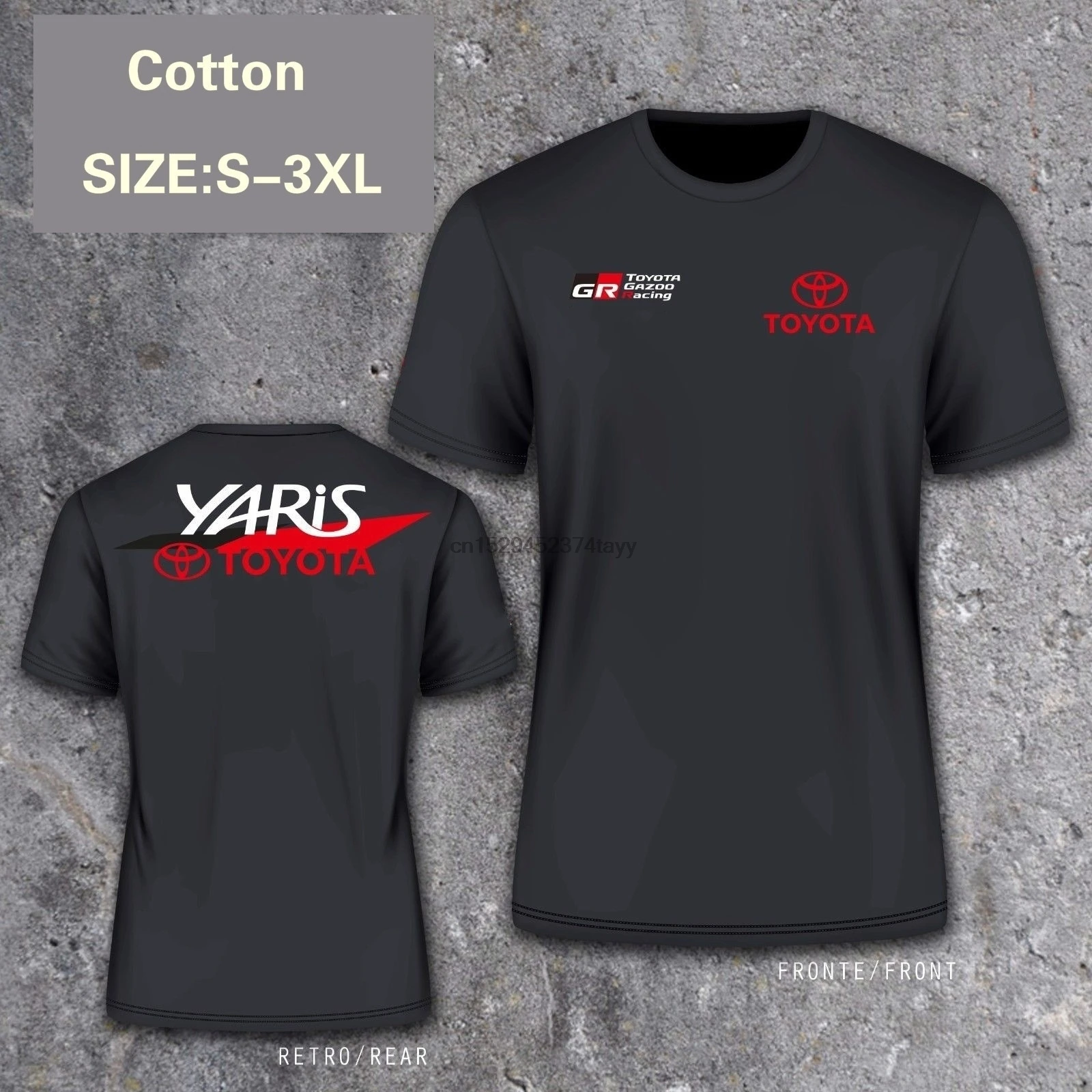 Крутая Мужская футболка для TOYOTA YARIS GAZOO Racing WRC COROLLA | одежда