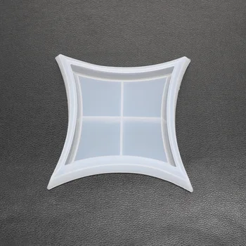 

Crystal Irregular Epoxy Resin Mold Mirror Manual Silicone Molds Dish Mould DIY Jewelry Making Tools