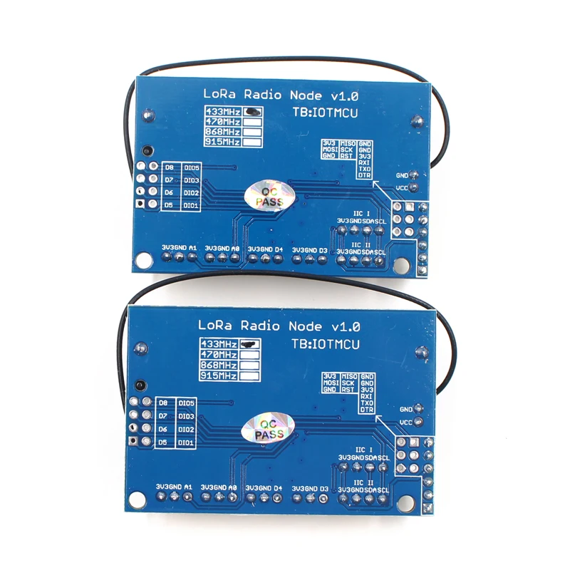 2 шт. радио узел Lora V1.0 SX1278 Rola RFM98 433 МГц радиомодуль ATmega328P беспроводной DIY комплект для Arduino с SPI интерфейсом