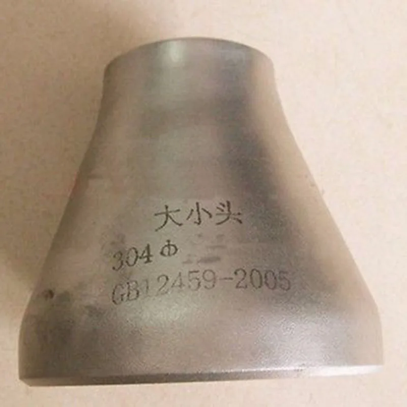 

89x76mm 304 Stainless Steel Concentric Reducing Butt Welded Pipe Fitting Water gas Oil