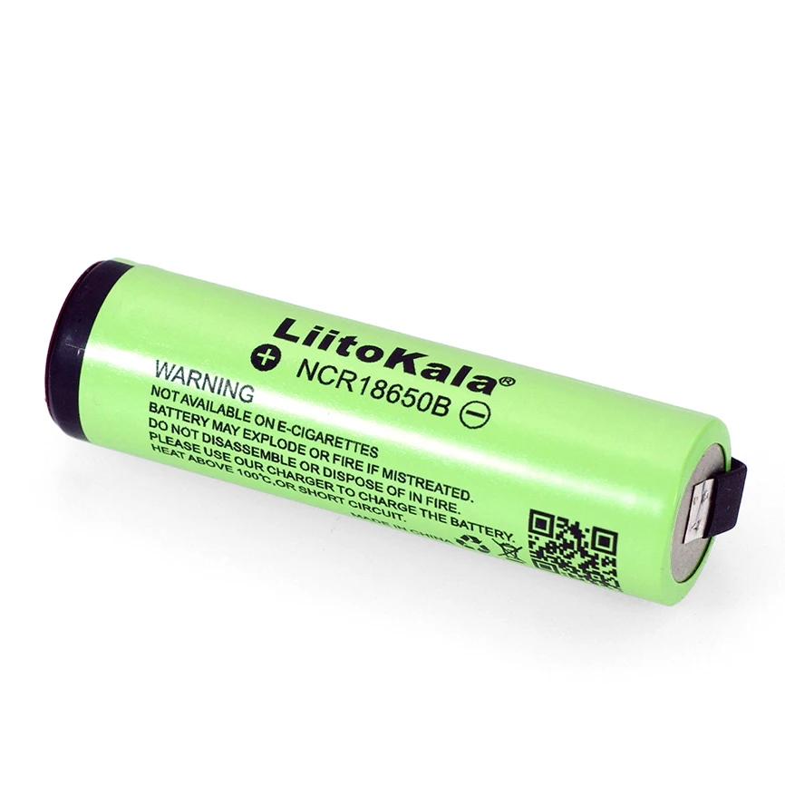 Liitokala Original NCR18650B 3.7V 3400mAh 18650 Rechargeable lithium battery+ DIY nickel batteries