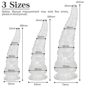 Octopus Dildo Suction Cup Masturbators For Women Men Masturbation Tools Soft Dildo Big Dick Tentacle Sex Toys Fake Penis Sucker 6