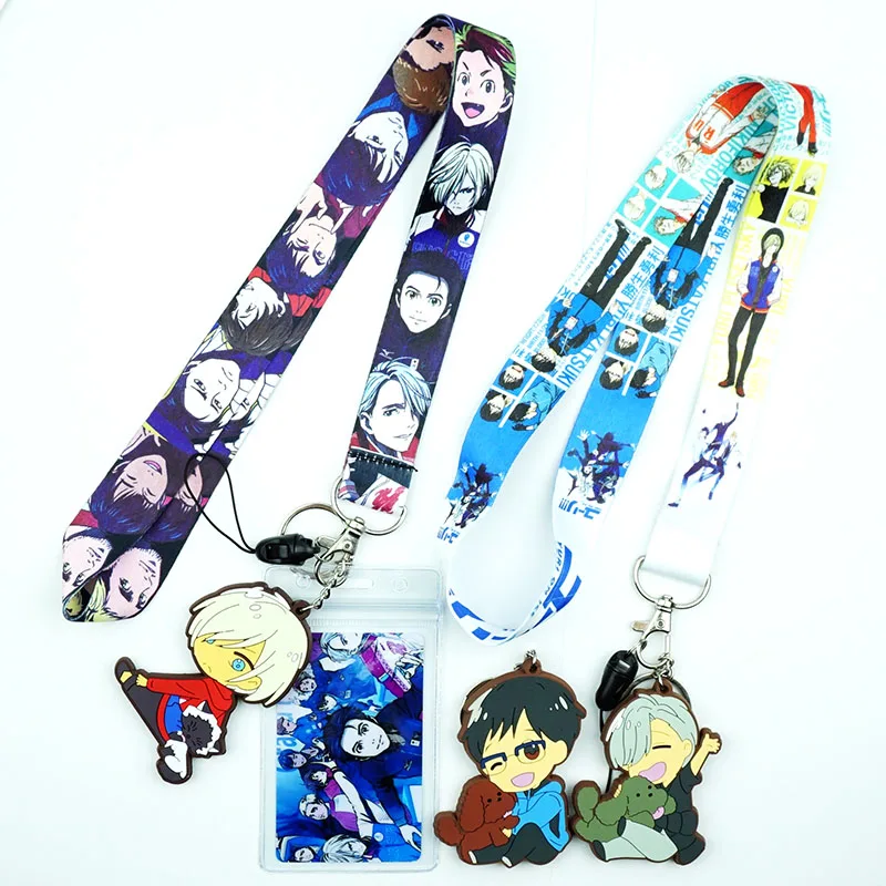 Аниме Yuri on Ice Victor Nikiforov ремешок для шеи на ремешке ID значок держатель подвеска