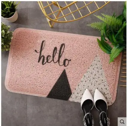 Hallway Door Mat Wardrobe / Balcony Area Rug Creative Rugs/modern Geometric Kitchen Mat Antiskid Bathroom Carpet CF - Цвет: Шоколад