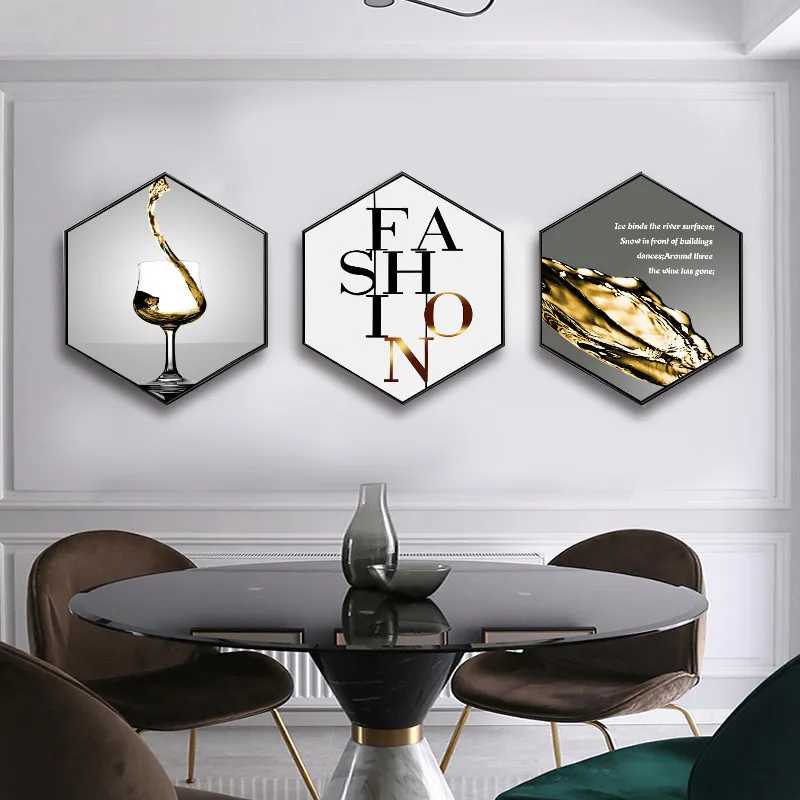 

Poster Modern Nordic Black White Wine Glass Champagne Wall Art Canvas Painting Pictures Print For Dining Room Home Kitchen Decor