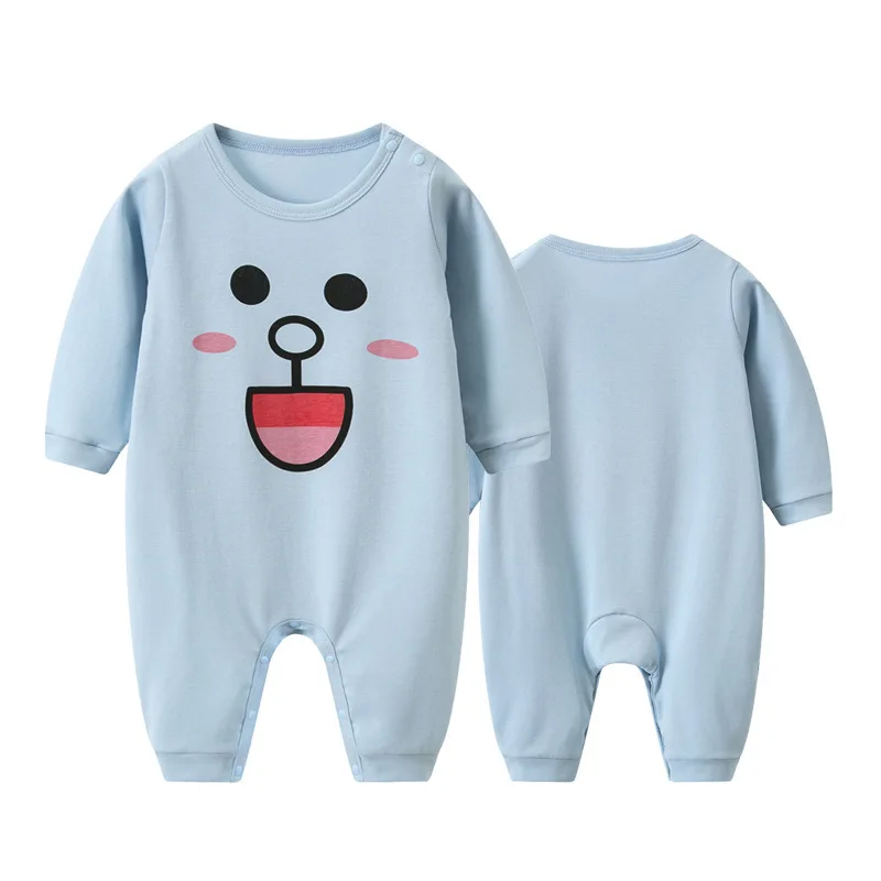 

Tolo Rabbit 2019 Spring New Style Baby Body Hugging Soft Cotton Double-Body Romper Stereo Ear Animal Series