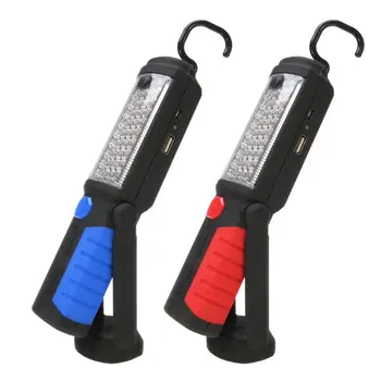 

USB Charging 36 plus 5 LED Work Hand Flashlight Emergency Inspection Torch Light Adhesive Sticky Rechargeable With Hook Portable
