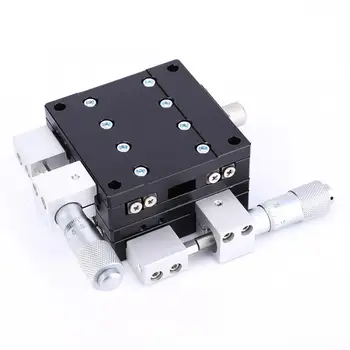 

60x60mm LY60-R R Axes Trimming Platform Linear Stage Manual Displacement Sliding Table linear slide