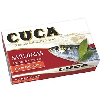 

Sardinas en escabeche cuca 3/4 piezas 85 grams