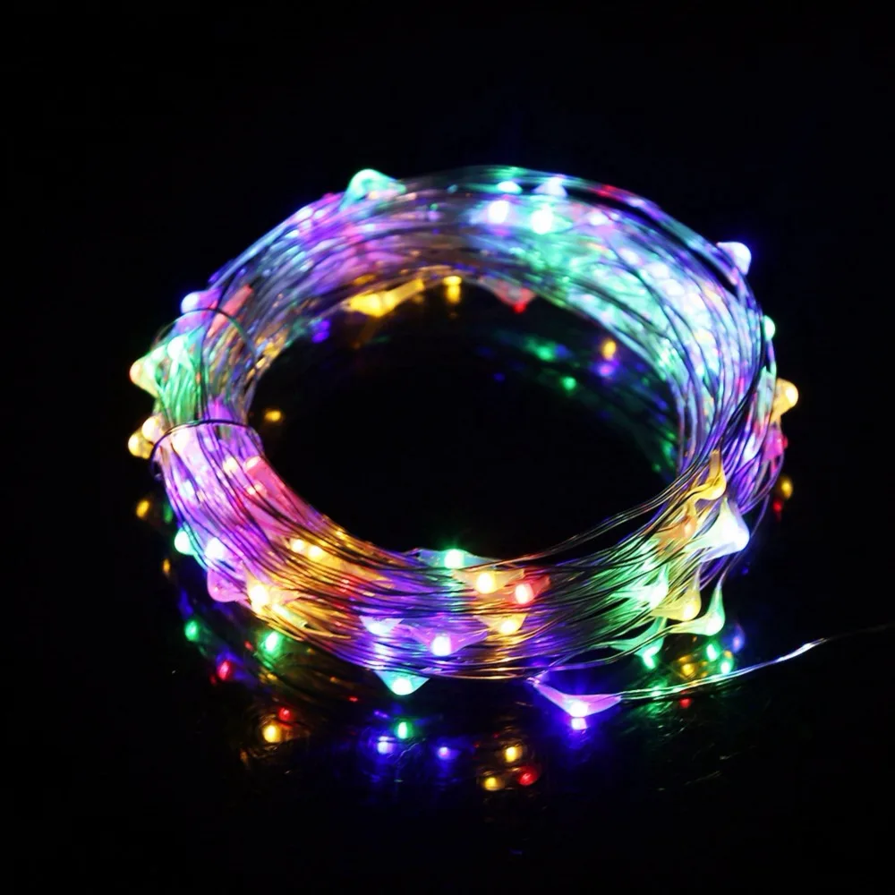 5 м 50LED светильник USB лампа с пультом дистанционного управления для дома, Рождества, праздника, внутреннего украшения, светильник