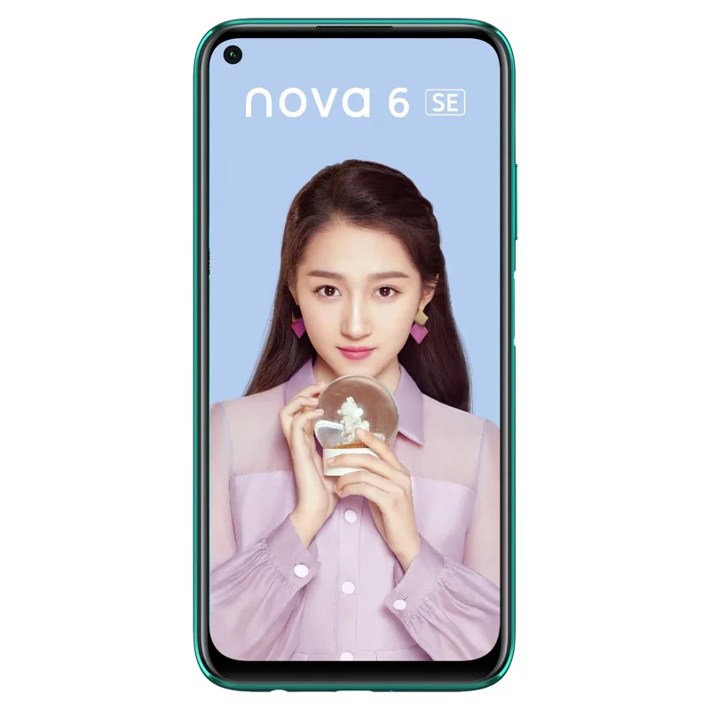 DHL Быстрая HuaWei Nova 6 SE мобильный телефон Kirin 810 Android 10,0 6," ips 2310X1080 8 Гб ram 128B rom МП отпечаток пальца