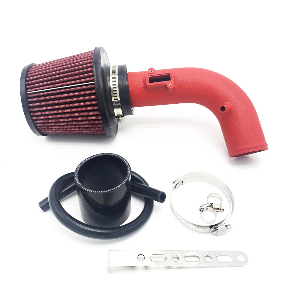 

Latest High Flow Air Intake Pipe Kit With Air Intake Filter For Honda Fit Feng Fan 1.3-1.5L Civic Replacement Aluminum Pipe