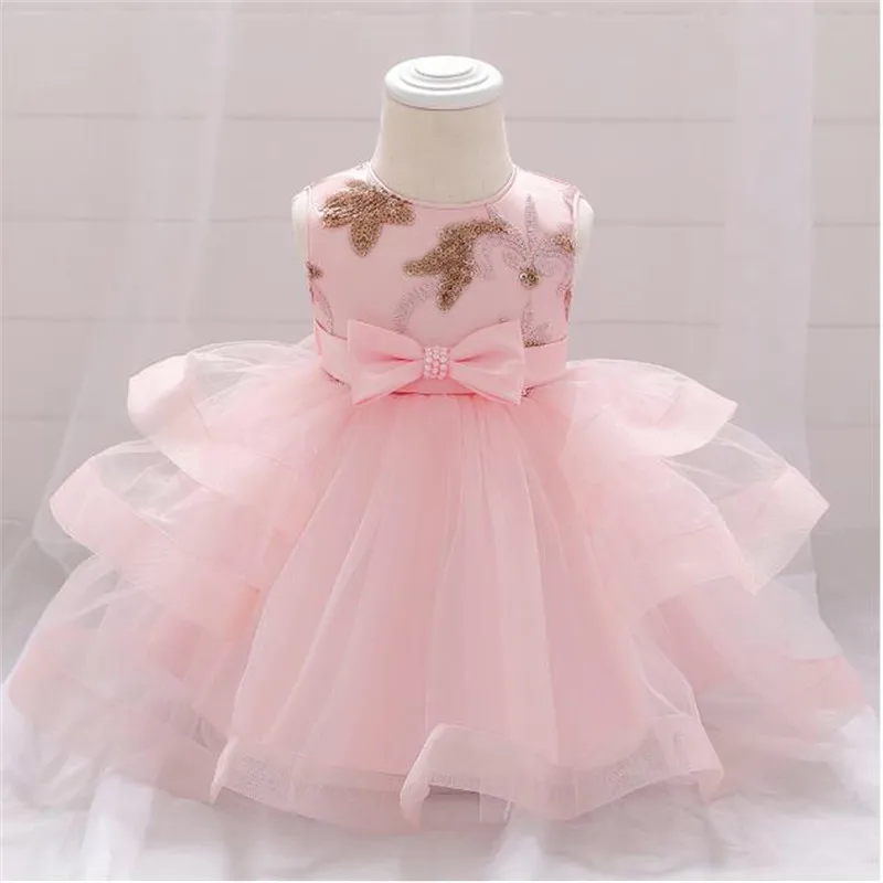 Платье-пачка детское на 1 год с цветочным принтом | Детская одежда и обувь