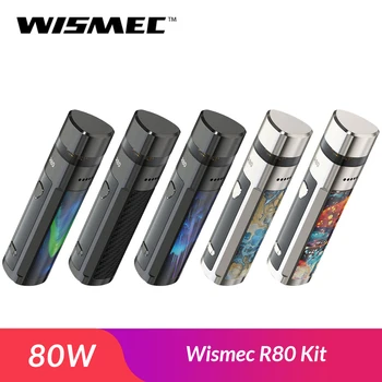 

Original Wismec R80 Kit 80W 4ml Pod Cartridge 0.3ohm Mesh/0.8ohm Nicr Coil VS VOOPOO Vinci X Kit E-Cigarette