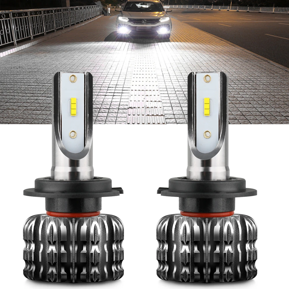 

BraveWay H1 LED Light Bulbs for Car Light Bulbs Auto Headlight H4 40W HB3/9005 BH4/9006 LED H4 10000LM Led H1 H7 H11 Auto Light