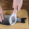 Fish Scales Graters Scraper Fish Cleaning Tool Scraping Scales Device with Cover Home Kitchen Cooking Fishing Tool Pesca Tackle ► Photo 2/6