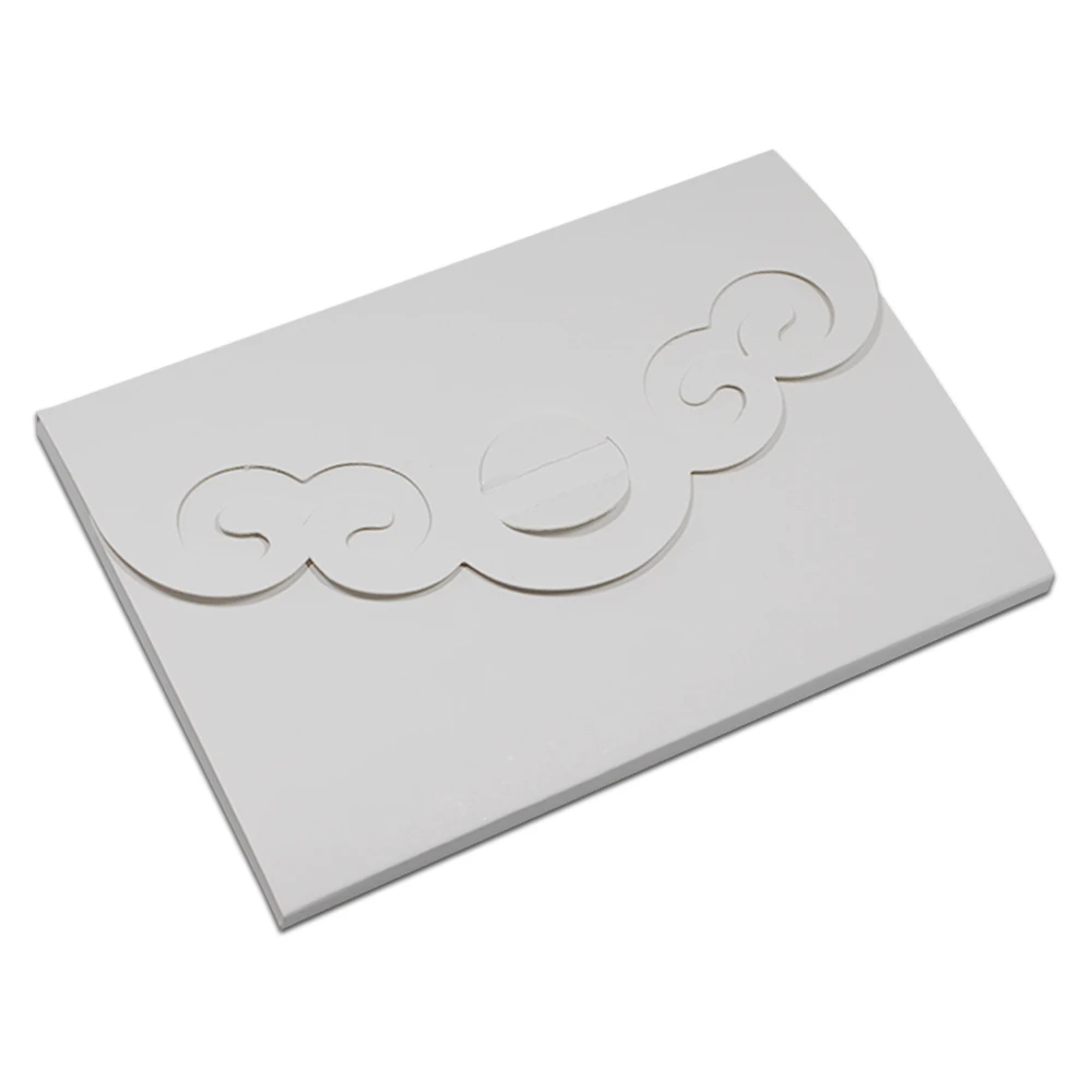  25pcs/Lot Paperboard Postcard Package Box Hollow Design Photos Invitation Cards Packing Gifts Box W - 4000600381619