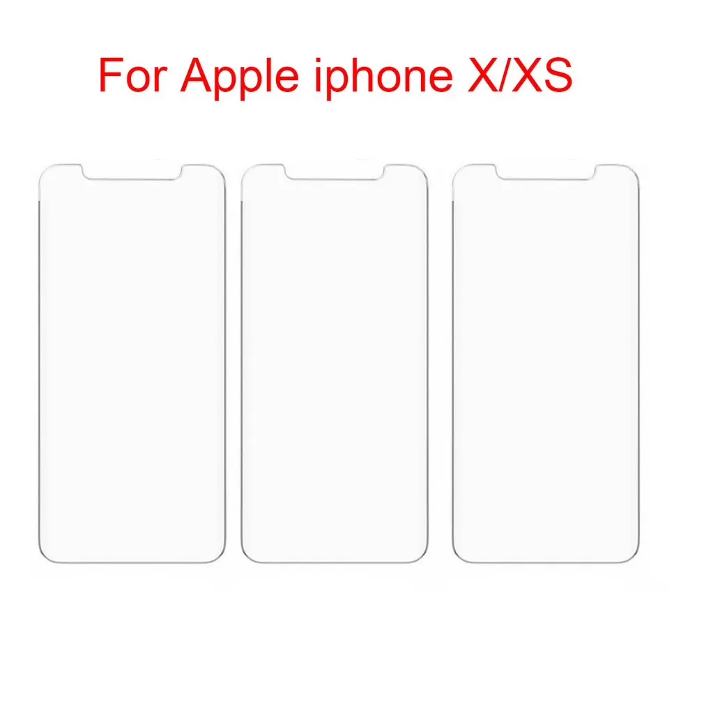 3 шт полное покрытие стекло для iPhone X XS Max XR закаленное стекло для iPhone 7 8 6 6s Plus 5 5S SE Защитная пленка для экрана - Цвет: iPhone X XS