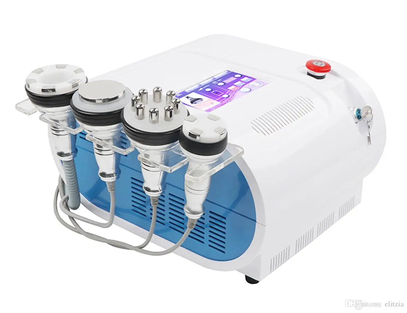 Elitzia ETUU41 для похудения тела Уход за кожей 4 в 1 3D смарт Sextuple RF вакуумная октупольная четырехкратная RF машина красоты