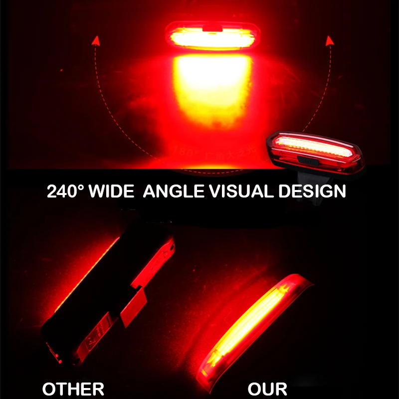 Best Bicycle Rear Light Cob 120 Lumens Bike Led Light Rechargeable USB Safety Taillight Cycling Waterproof MTB Tail Light Back Lamp 3 Best Bicycle Rear Light Cob 120 Lumens Bike Led Light Rechargeable USB Safety Taillight Cycling Waterproof MTB Tail Light Back Lamp 3
