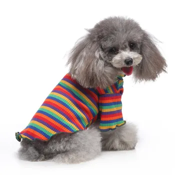 

Striped Dog winter Clothes Pet Vest For Dogs Costume two-legged Dog Vest Shirt For Dogs Pets Clothing Puppy Cat Clothes#0812Y30