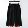 Cotton Linen Short Men Length Knee  8XL 9XL 13XL 170KG Large Size High Waist Shorts Male Long Men's Summer Breeches 1