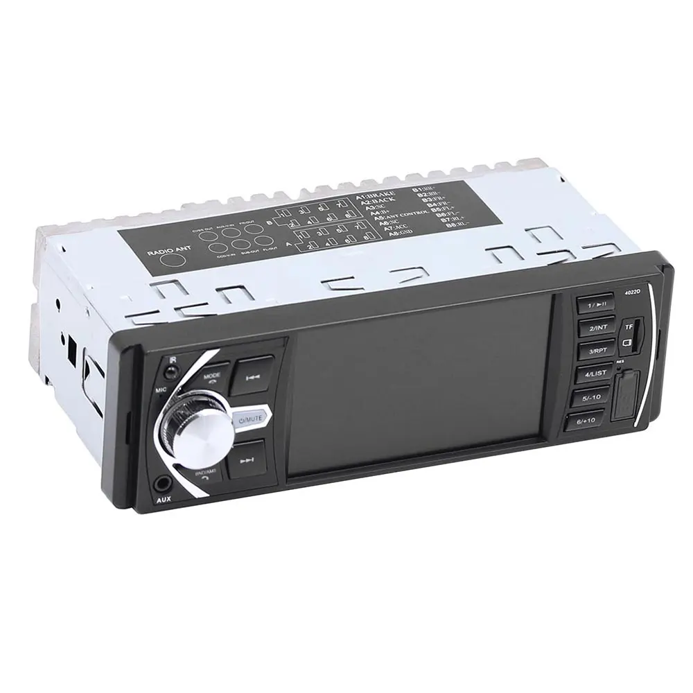 Автомобильный MP5 USB AUX 4,1 дюймов Bluetooth Автомобильный MP5 плеер MP3 мультимедийный плеер Поддержка заднего вида FM радио Прямая поставка