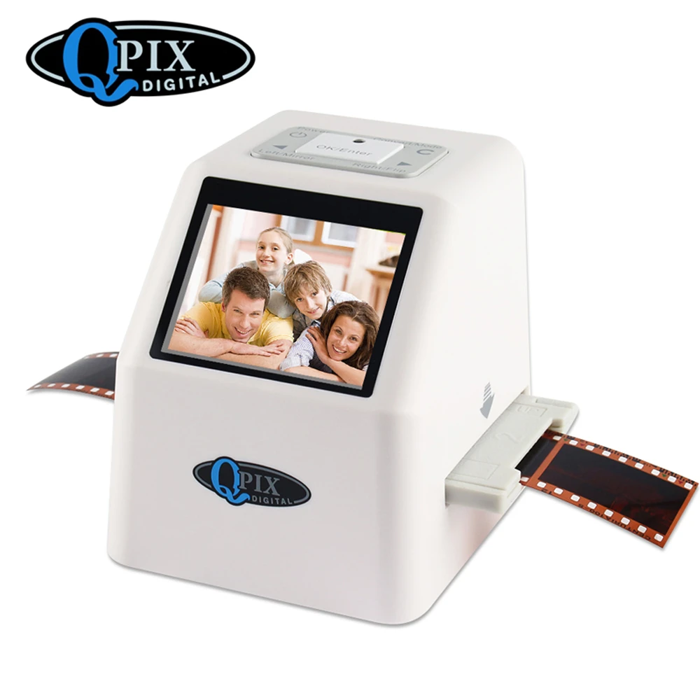 3d scanner Portable 35mm Negative Slide Scanner Film Scanner Resolution 22 Mega Pixels 110 135 126KPK Digital Film Converter with 2.4"LCD printers and scanners