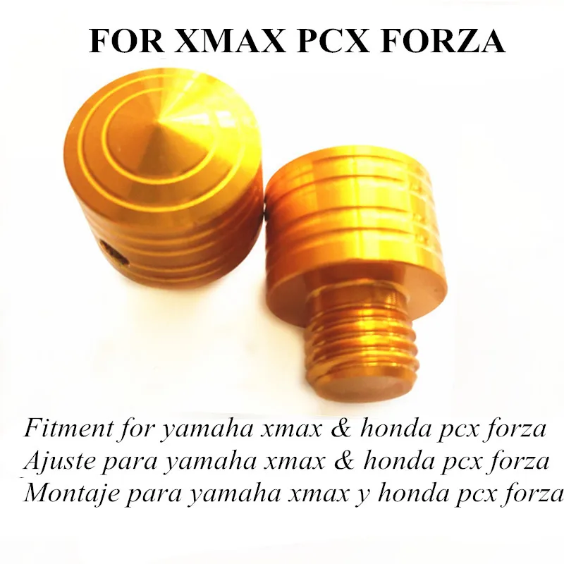Модифицированный мотоцикл nmax155 nmax125 nmax150 aerox155 nvx155 винт зеркальный винт крышка код крышки для yamaha xmax nvx - Цвет: 2 same gold