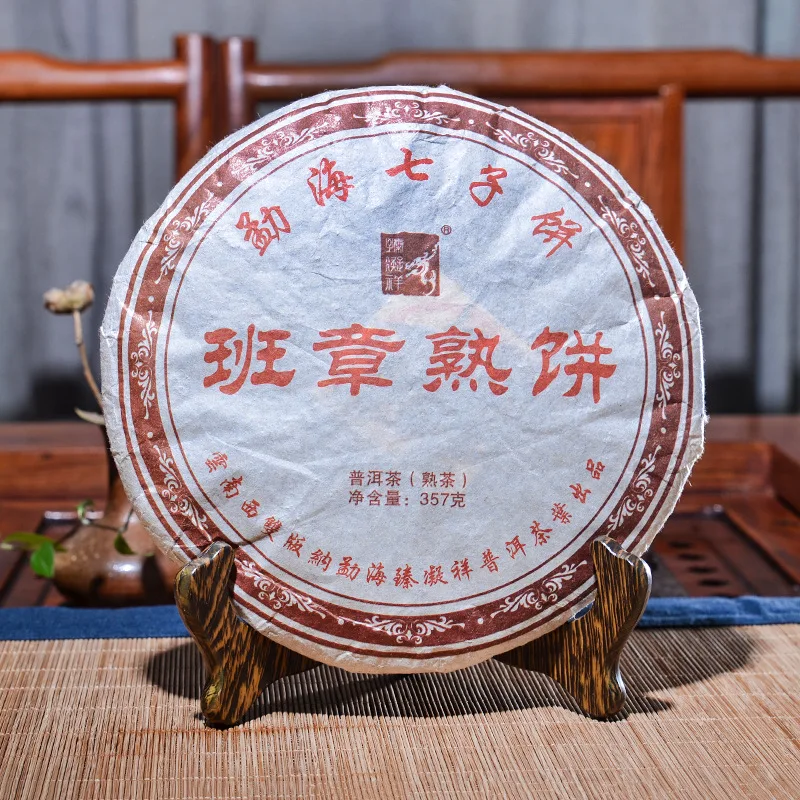 Сделано в 2009 год готовый пуэр Чай 357 г Китайский чай YunNan Puerh здоровый Вес потери Чай Красота предотвратить артериосклероз Пу эр Пуэр Чай