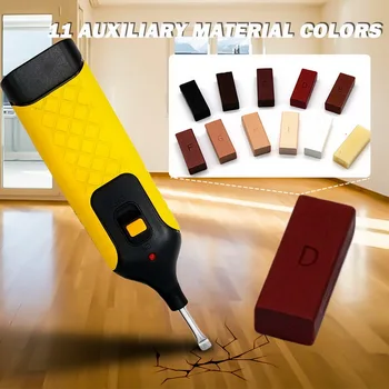 

Floor Repair Kit Laminate Repairing Kit Wax System Floor Worktop Sturdy Casing Chips Scratches Mending Tool Set