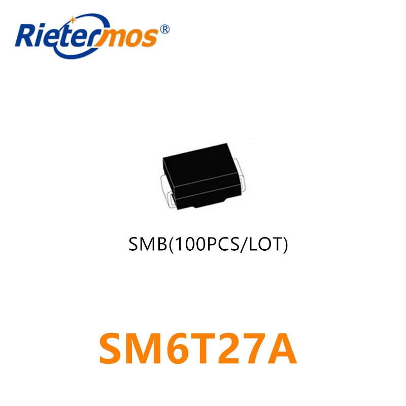 

100PCS SM6T27A SMB DO214AA made in China