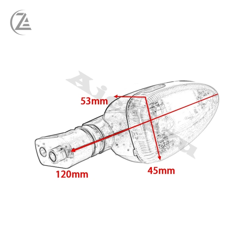 ACZ мотоцикл поворотники светильник переключения мигалка Индикатор мигалка для BMW F650GS F800GS HP2 эндуро K1200R K1200S R1200GS K1300R