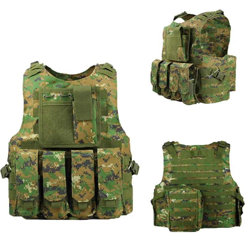 711D Molle армейский боевой тактический жилет солдат США Военная форма Камуфляжный жилет мужской Карманный Пейнтбол страйкбол нейлоновый жилет