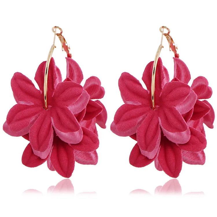 Весенний цветок серьги кольцо а обязуется Европа и США сердечек изображением