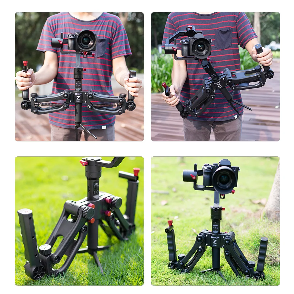 Hohem iSteadyGear Z Kit ручной Стабилизатор камеры Gimbal двойная ручка управления с Bluetooth подключение анти-встряхивание фотографии