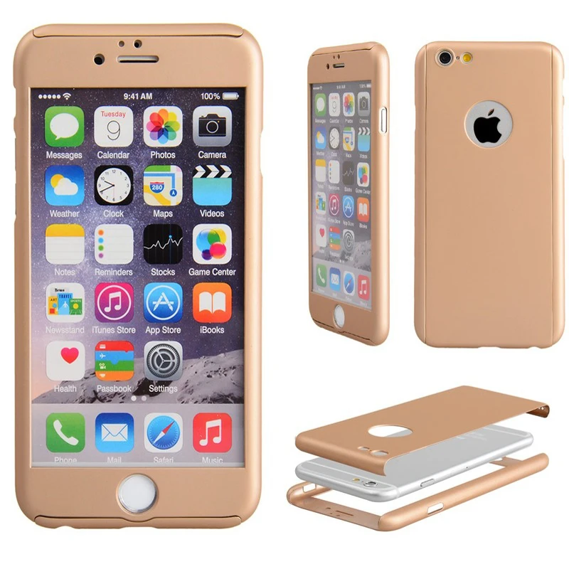 360 градусов полный чехол для телефона для iPhone 11 PRO MAX 7 7Plus 8 8Plus 6 6S 5 5S SE X XS MAX XR Передняя Задняя Защита PC Coque
