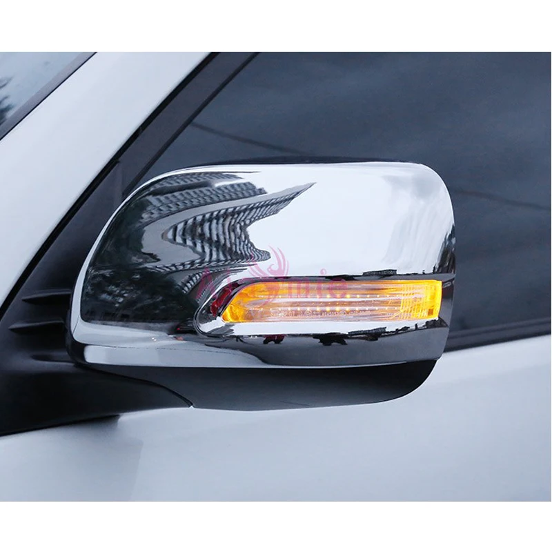 

Для Toyota Land Cruiser 150 Prado LC150 FJ150 2010-2018 крышка зеркала заднего вида хромированные аксессуары для стайлинга автомобилей