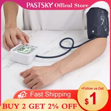Tonómetro automático para la parte superior del brazo, esfigmomanómetro Digital de presión arterial, pulsómetro, Arteri