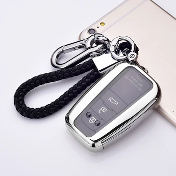 

TPU Key case for car For Toyota Camry Prado 2017 2018 CHR Prius Corolla RAV 3 Remote car styling car accessories interior new