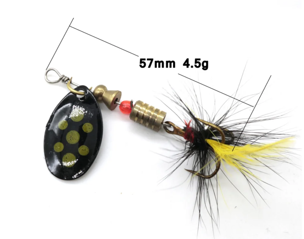 CASTFUN 10pcs/lot Fishing Spoon Lures Spinner Bait With Hook Tackle 3g-7g Fishing Wobbler Metal Baits artificial free box