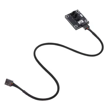 

DC 12V 4 Way PWM Controller Splitter Hub for PC Cooling Fans Power Cable
