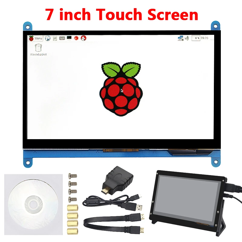 7 inch Touch Screen Raspberry Pi 1024600 HDMI Display Resistive Touchscreen for Raspberry 7 inch Touch Screen Raspberry Pi 1024600 HDMI Display Resistive Touchscreen for Raspberry