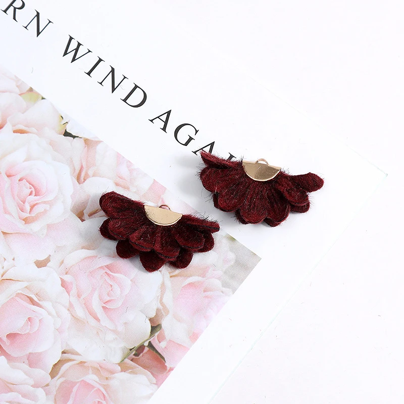 自制花朵流苏吊坠diy手工制作耳钉耳环耳夹成人材料包布艺配件 图片_高清大图 - 阿里巴巴 - 1 (10)