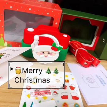 

Xmas Mini Camera Christmas HD Children Digital Camera 32 Million Dual Camera Birthday Toy New Year Gift