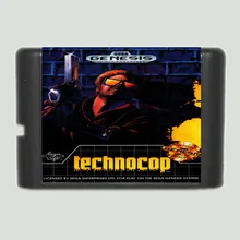 Technocop 16 бит MD игровая карта для sega Mega Drive для Genesis