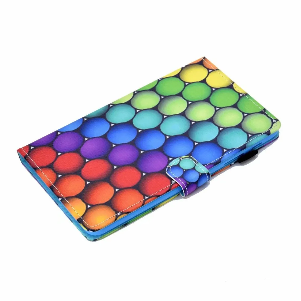 Милая картина панда, кожаный флип чехол для планшета для samsung Galaxy Tab A T380 T385 T387, 8,0 дюймов, ТПУ, задняя крышка-подставка+ ручка