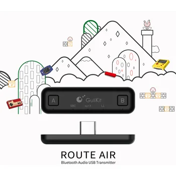 

Bevigac Bluetooth Adapter Dual Stream Wireless Audio Transmitter for Nintendo Switch Lite PS4 PC Bluetooth Speaker Headphone